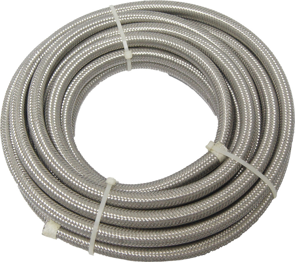 HARDDRIVE STAINLESS BRAIDED HOSE 5/16" ROLL 6'