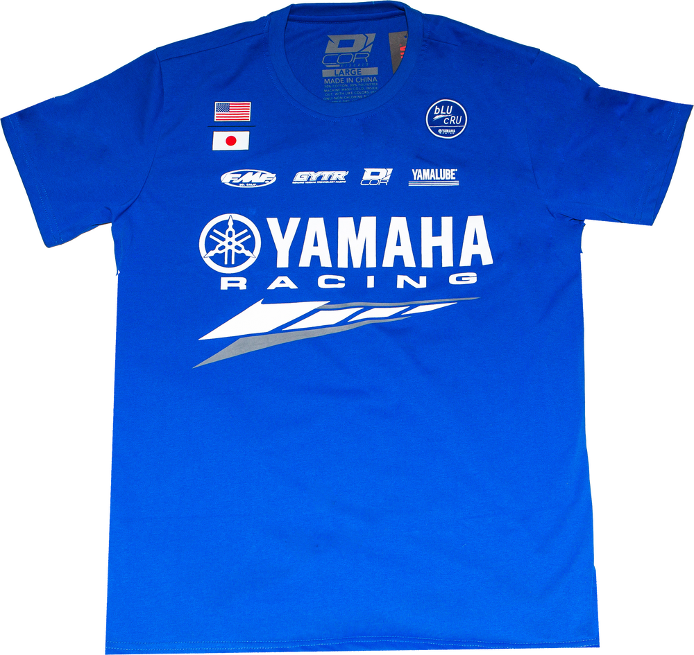 D-Cor Yamaha Factory T-Shirt — Blue
