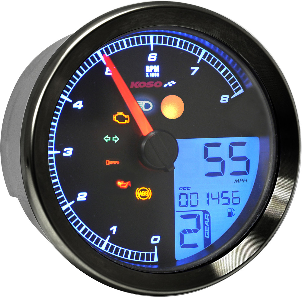 KOSO KOSO TNT-B GAUGE BLACK YAM BOLT