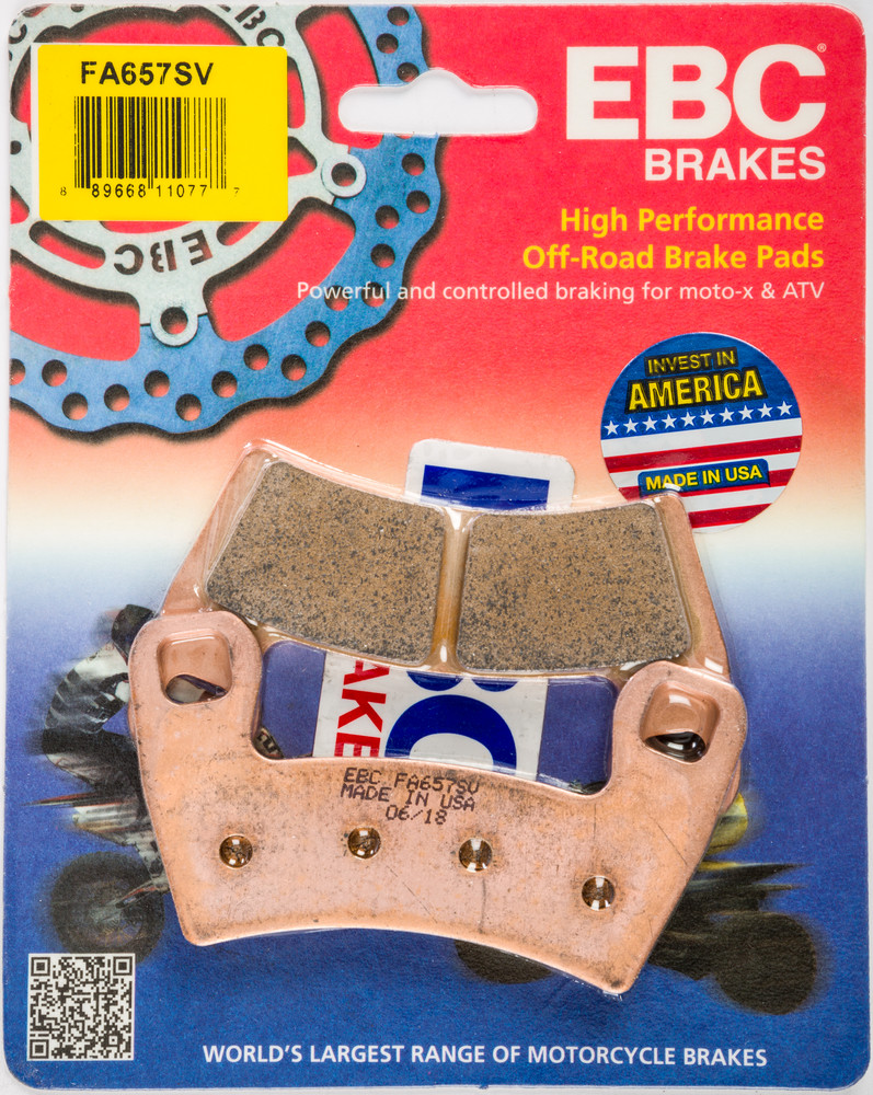 EBC BRAKE PADS FA657SV SEVERE DUTY SV SERIES