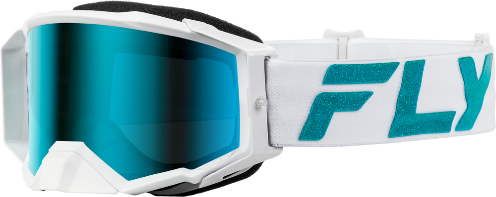 Fly Racing Zone Elite Goggles — Teal/White