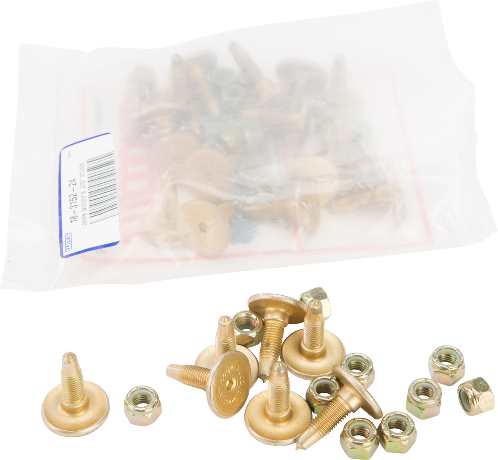 WOODYS GOLD DIGGER CARBIDE TRACTION MASTER STUD .875" 24/PK