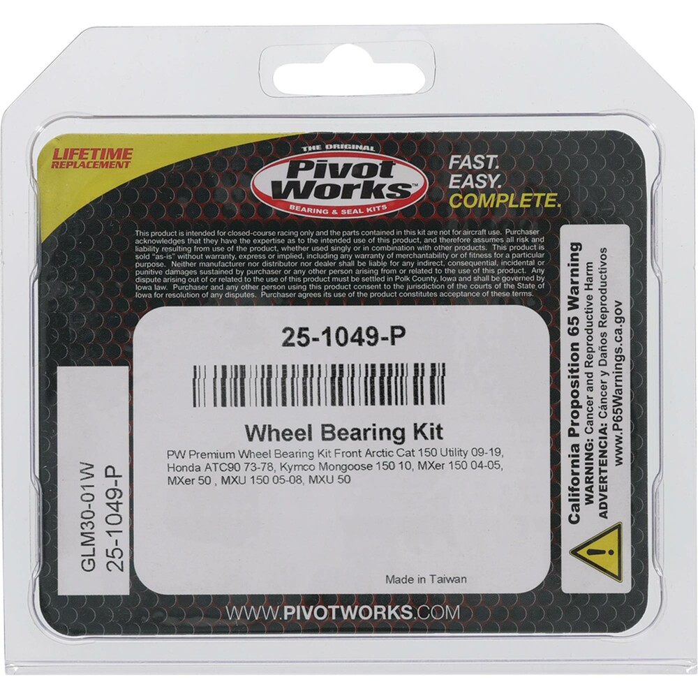 PIVOT WORKS WHEEL BEARING KIT PREMIUM