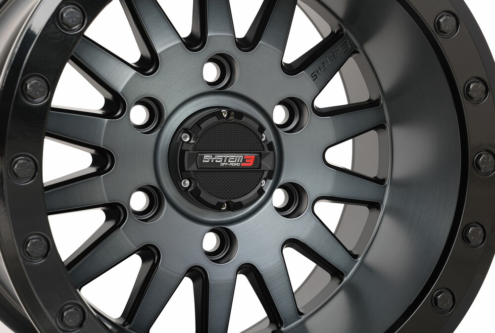 SYSTEM 3 SB8 WHEEL 15X10 5+5 (0MM) 6/5.5 MATTE BRUSHED GREY