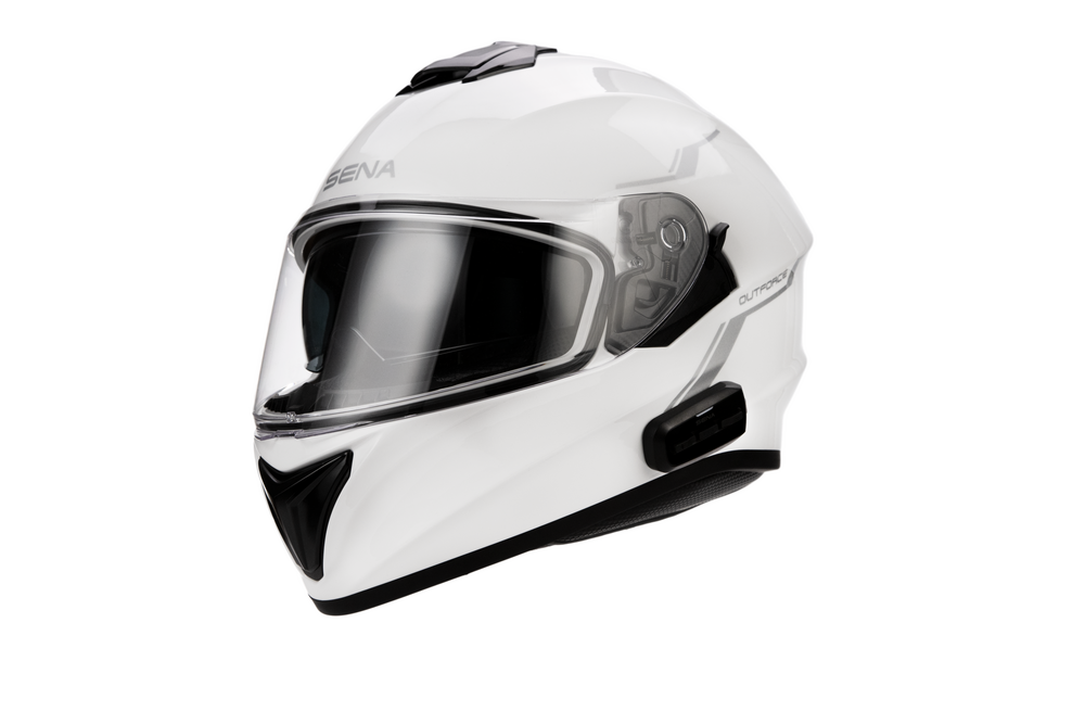 Sena Outforce Full Face Helmet Bluetooth — White