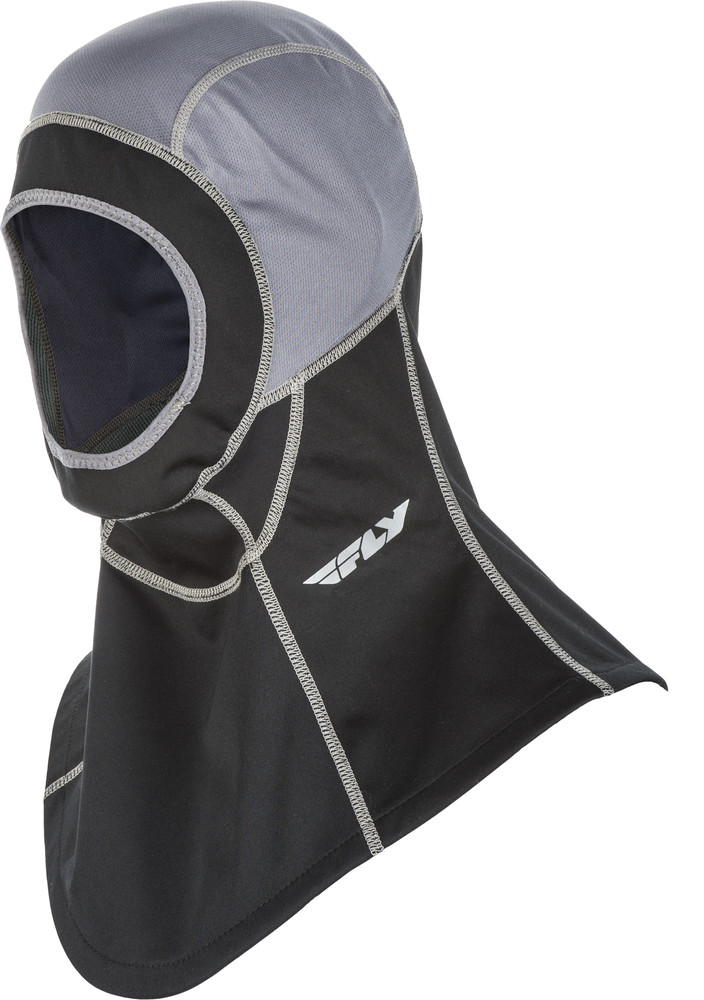 FLY RACING IGNITOR AIR OPEN FACE BALACLAVA BLACK YOUTH