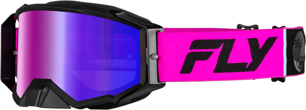 Fly Racing Zone Pro Goggles (2025) — Pink/Black