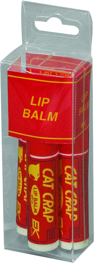 Cat Crap Lip Balm 0.15oz 3/Pk