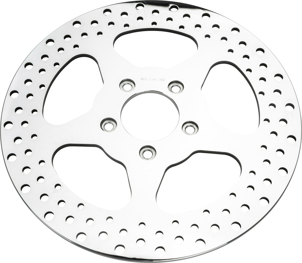 5 SPOKE BRAKE ROTOR REAR 11.5" SS POLISHED 2.22ID