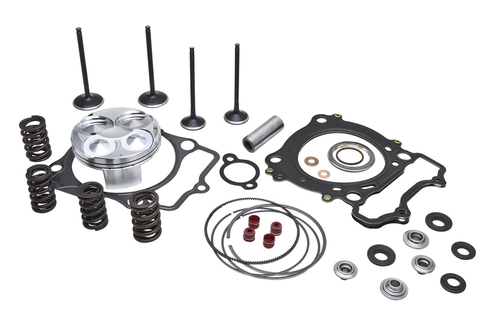 KPMI TOP END SERVICE KIT SS VALVE CONVERSION W/SPRINGS