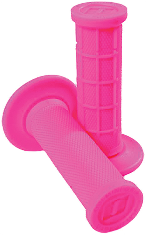 ODI MINI MX HALF WAFFLE GRIPS PINK