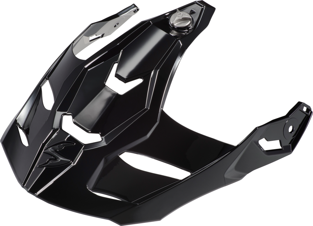 Scorpion EXO XT9000 Peak Visor Set — Gloss Black/Machined