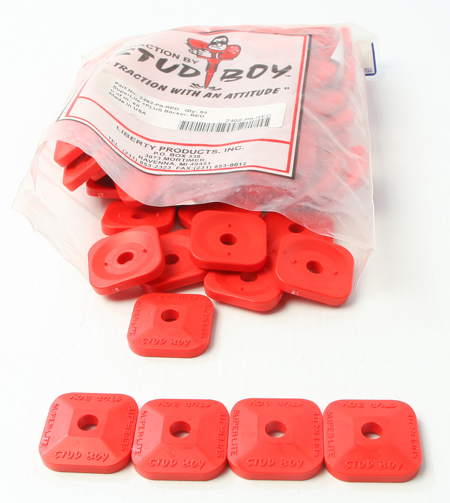SUPER-LITE PLUS BACKERS RED 84/PK