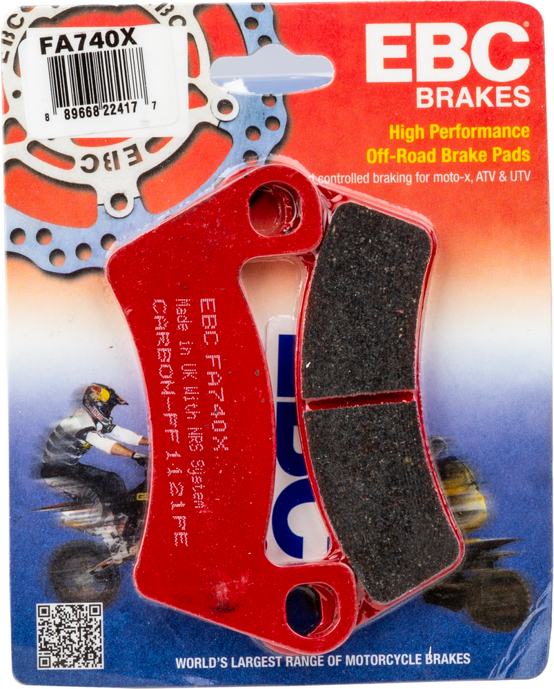 EBC BRAKE PADS FA740X CARBON X SERIES