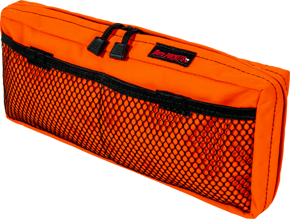 Moto Pockets Side Case Bag High-Vis Orange 14x6x2