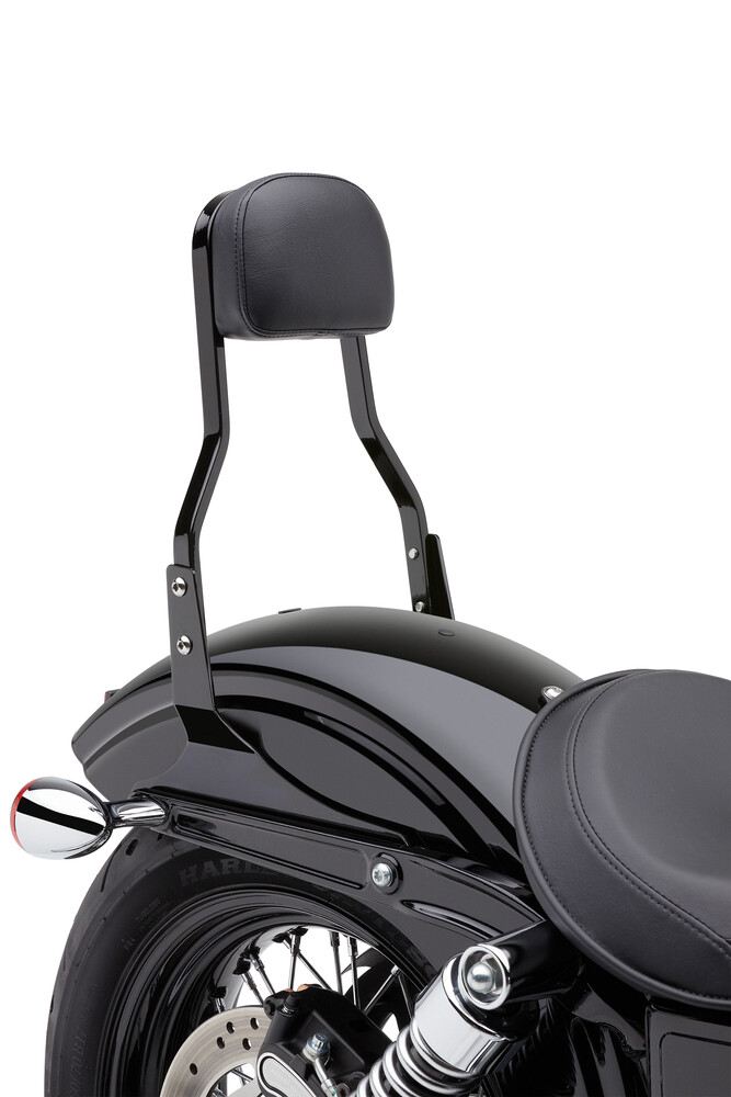 COBRA SHORT SISSY BAR BLACK DYNA 06-17