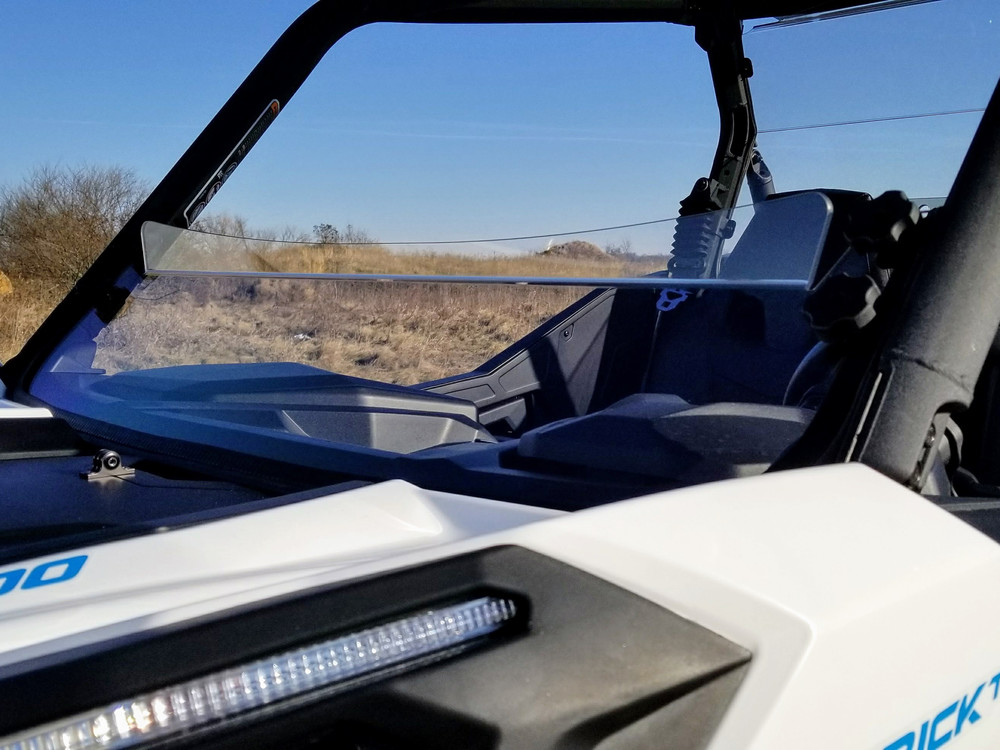 Spike Hard Coated Half Windshield Can-Am Maverick / Commander 2018-2024