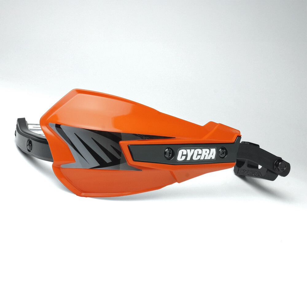 Cycra Vortex Handguards W/Universal U-Clamps — Orange