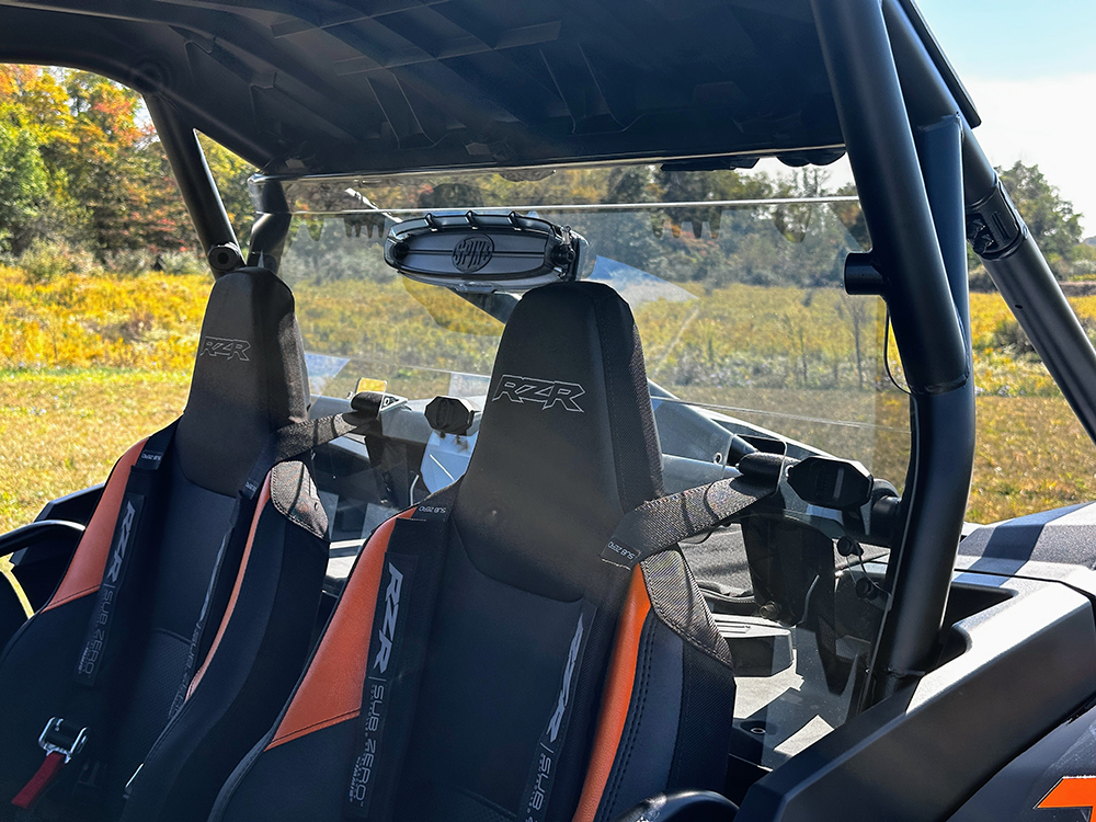 SPIKE REAR VENTED WINDSHIELD TINTED POLARIS RZR XP
