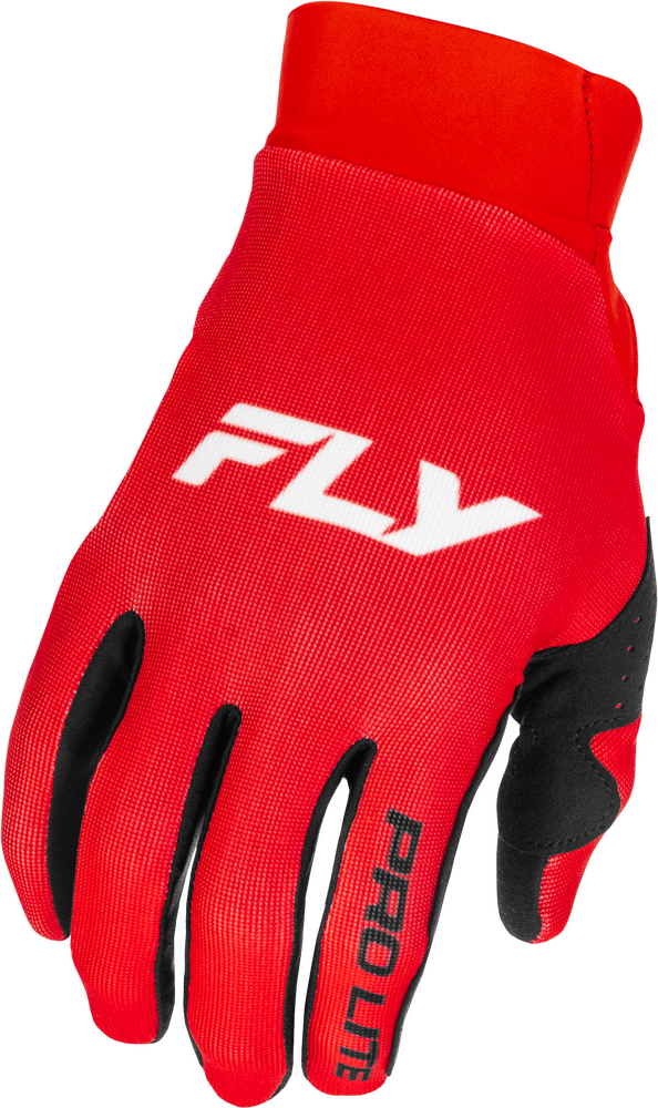 Fly Racing Pro Lite Youth Gloves (2026) — Red/White