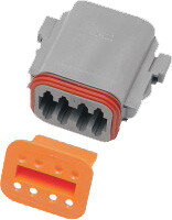 Namz Custom Cycle 8-Wire Grey Deutsch Plug & Wdglck Hd# 72138-94gy
