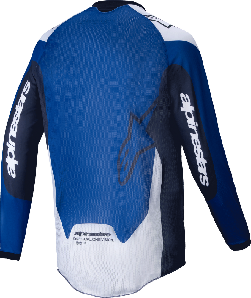 ALPINESTARS PRO-DURA JERSEY NAVY/BRIGHT BLUE/WHITE XL