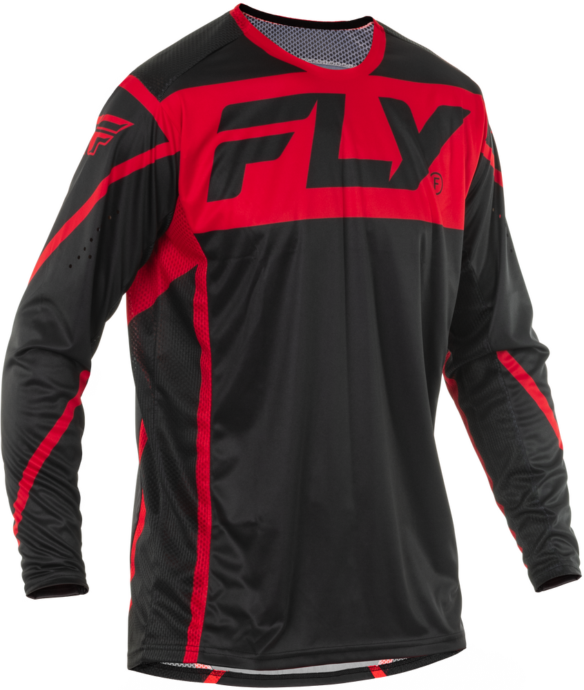 Fly Racing Lite Jersey — Black/Red