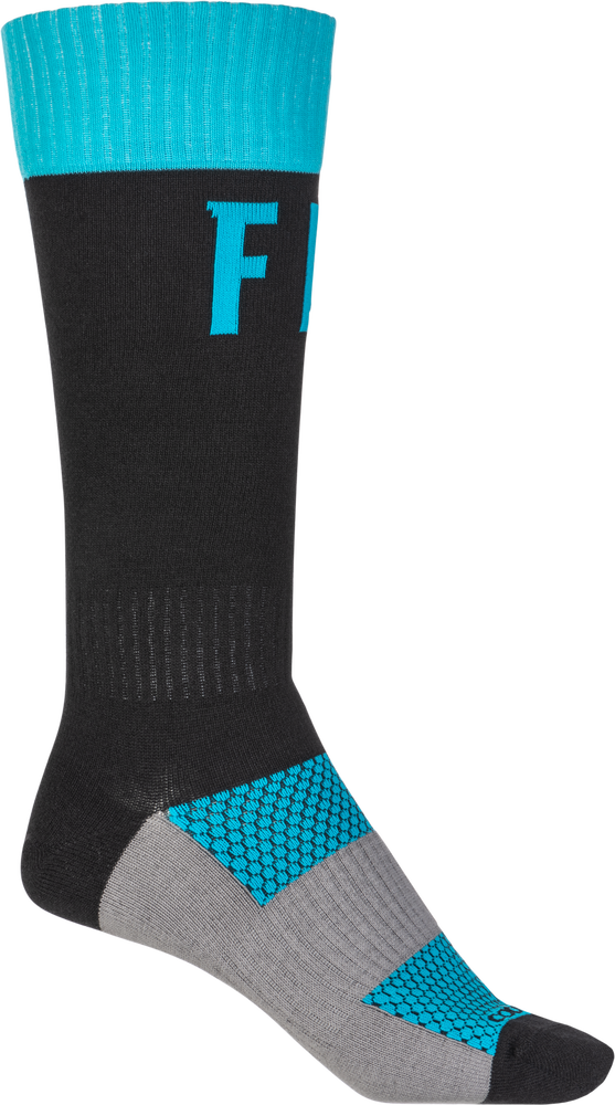 Fly Racing MX Pro Socks Blue/Black SM/MD