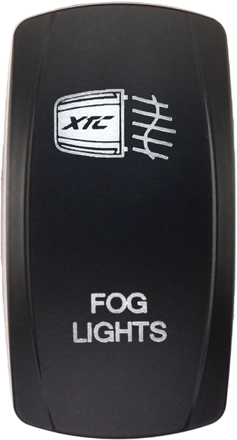 XTC POWER PRODUCTS DASH SWITCH ROCKER FACE FOG LIGHTS