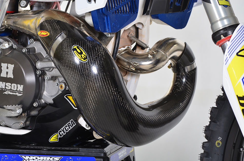 P3 Carbon Fiber Pipe Guard KTM / Husqvarna 250cc-300cc 2017-2019