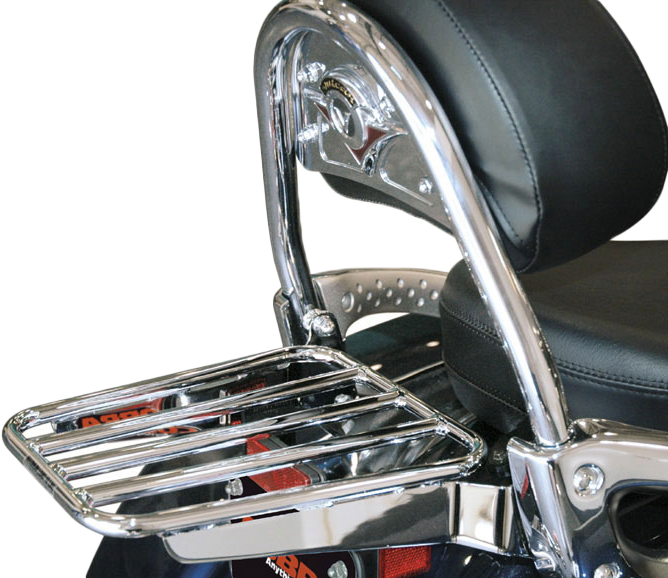 COBRA SOLO LUGGAGE RACK TUBE CHROME FITS OEM BACKREST KAW VN1600D