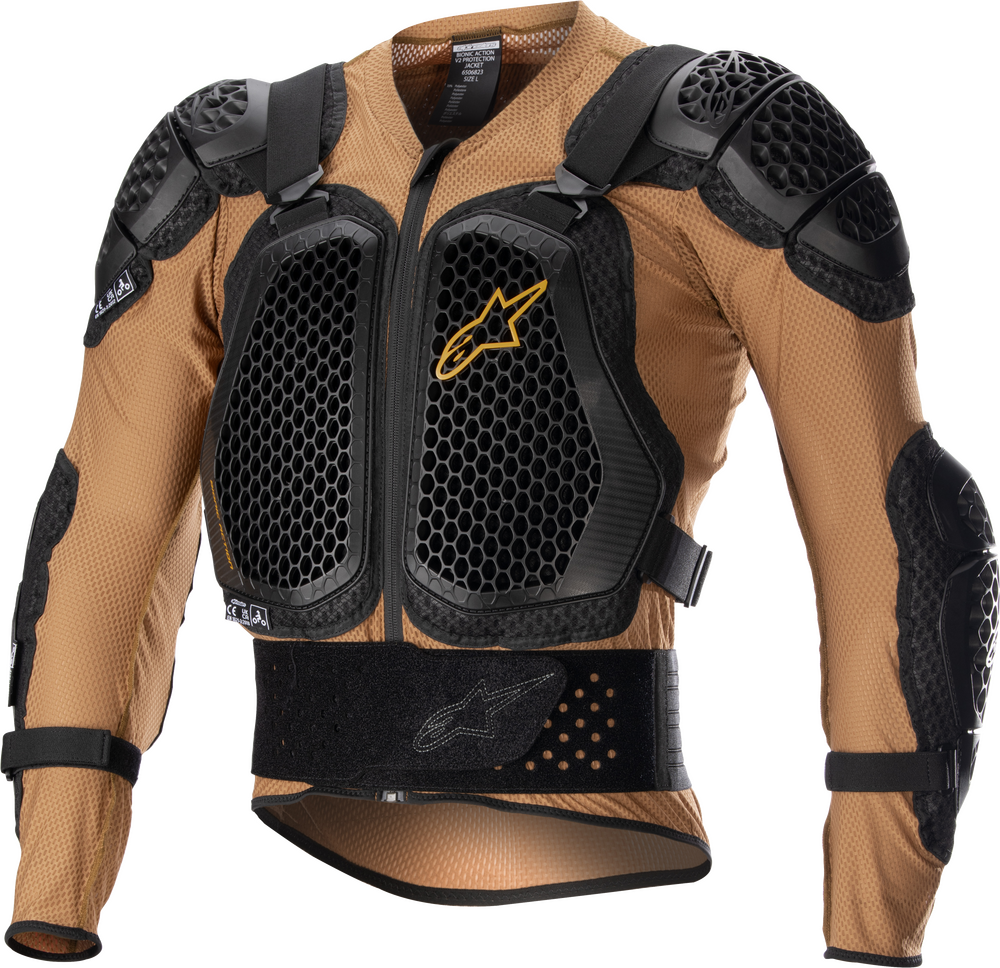 BIONIC ACTION V2 PROTECTION JACKET SAND/BLACK 2X