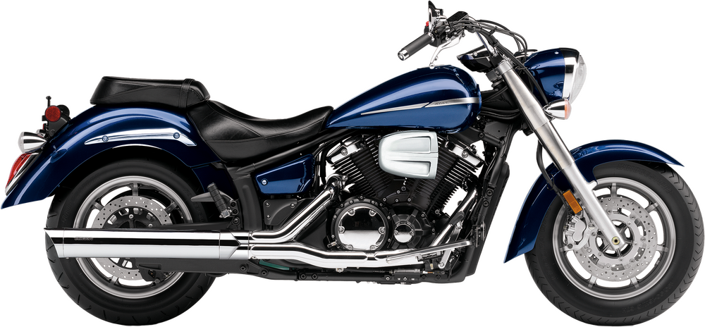 Cobra Slip On W/Scalloped Tip Chrome Yam V-Star 1300 07-18