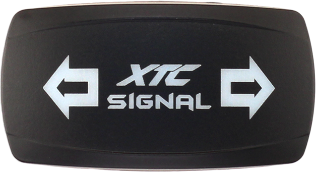 XTC POWER PRODUCTS DASH SWITCH ROCKER FACE TURN SIGNAL HORIZONTAL