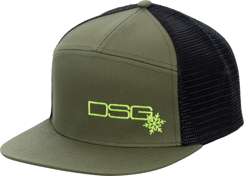 Dsg Flat Brim Cap — Fresh Olive