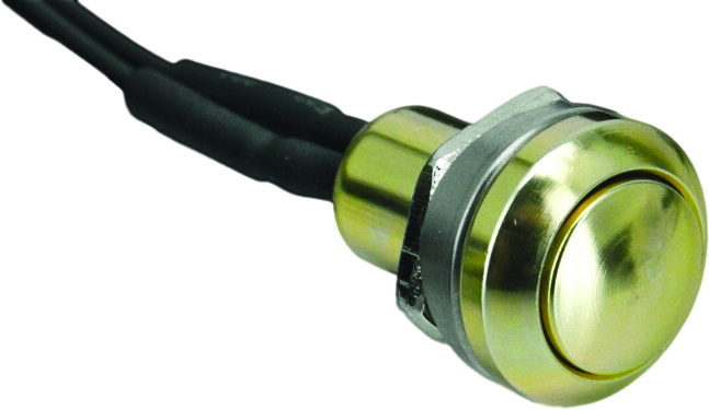 HARDDRIVE MINI PUSH BUTTON SWITCH GOLD
