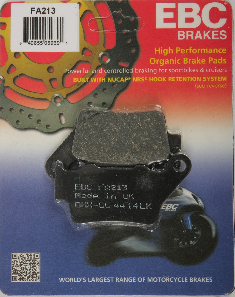 EBC FA213 Organic Rear Brake Pads