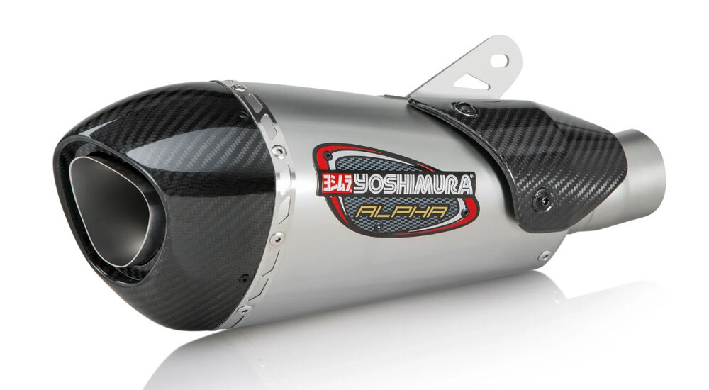 Yoshimura Alpha T Works Street Slip-On Exhaust Triumph Daytona 675 / R 2013-2019