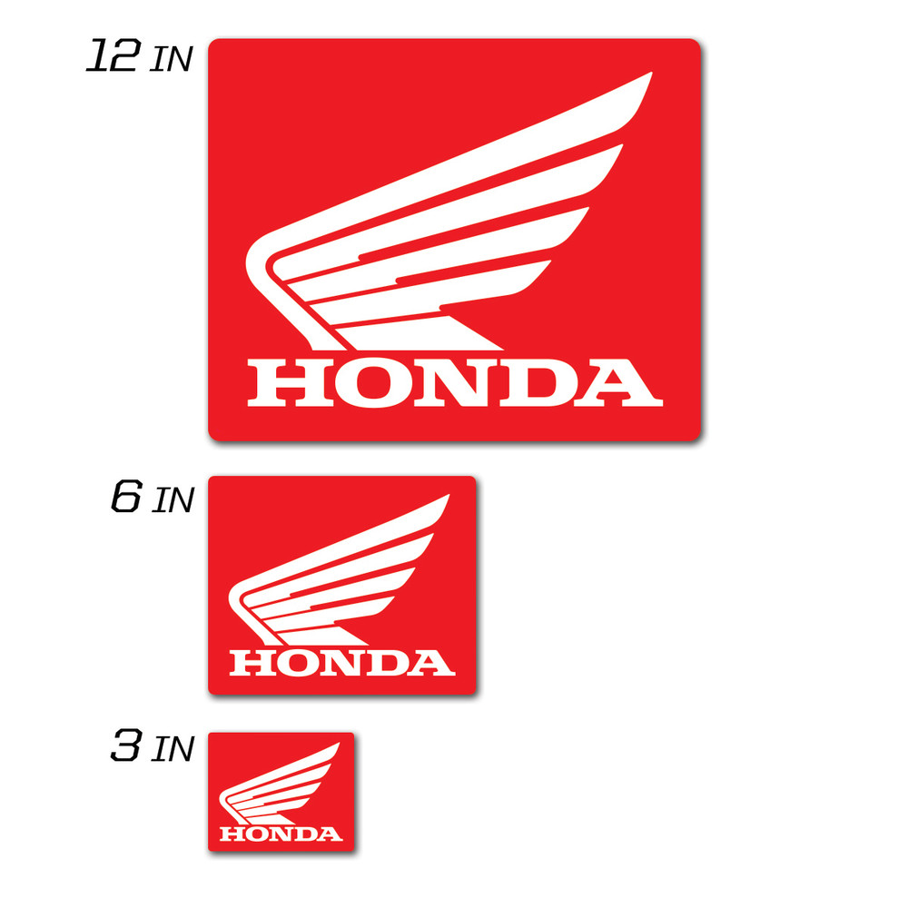 D-COR HONDA ICON DECAL 6" SQUARED