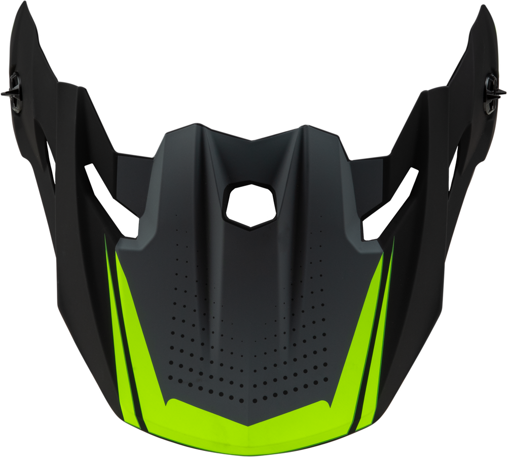 Gmax MX-96 502 Visor — Grey/Hi-Vis