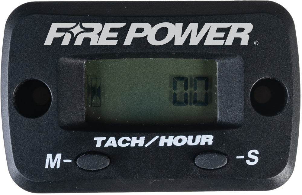 FIRE POWER HOUR METER AND TACHOMETER