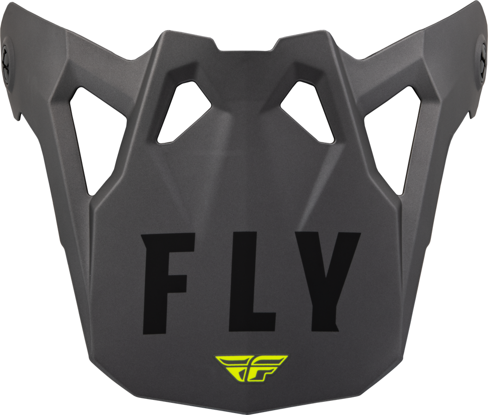Fly Racing Formula CP Slant Visor — Black/Grey/Hi-Vis Yellow