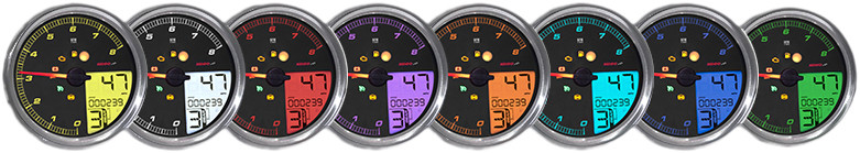 KOSO KOSO HD-05 4.5" GUAGE CHROME BEZEL, CANBUS MODELS