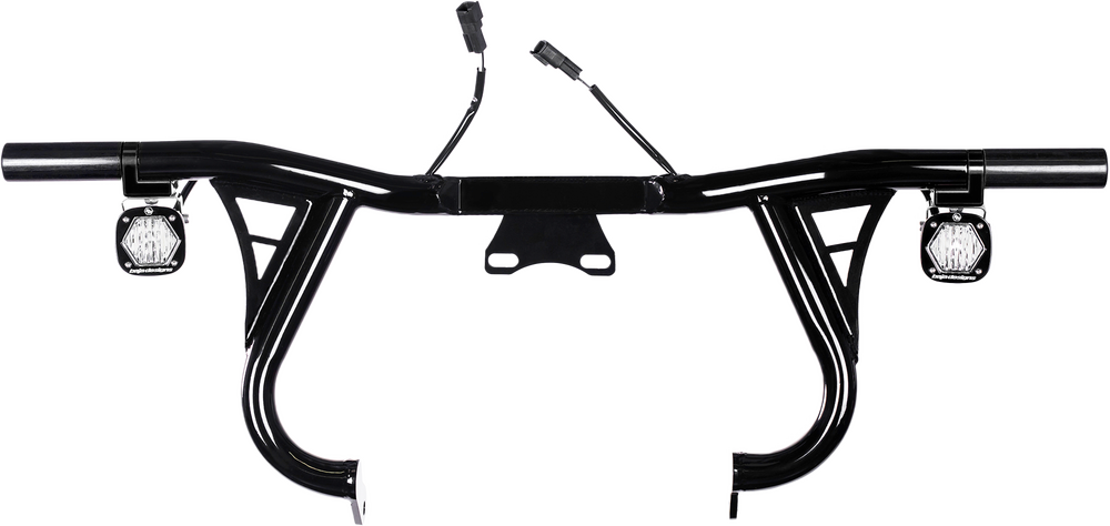 Santoro Fabworx Lightbar Engine Crash Bar Black Flh/Flt 14-E23