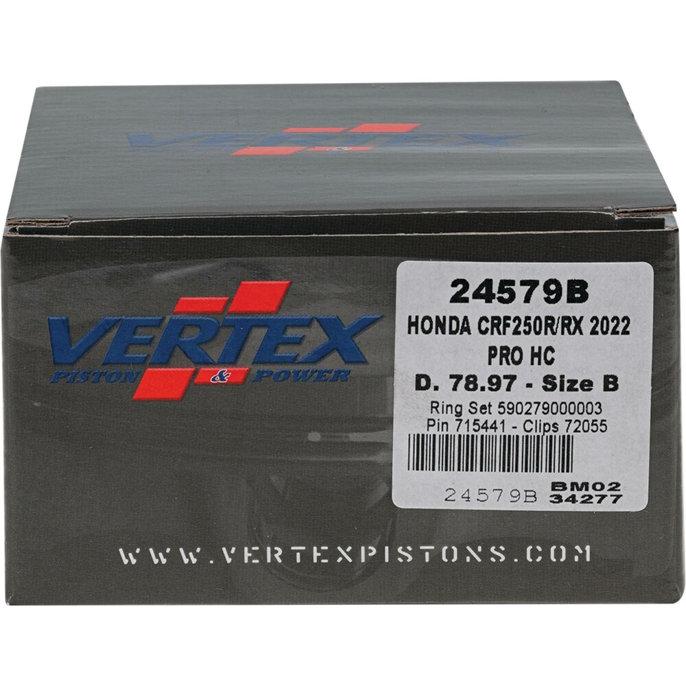 VERTEX PISTON KIT HC FORGED 78.97/STD 14.4:1 HON
