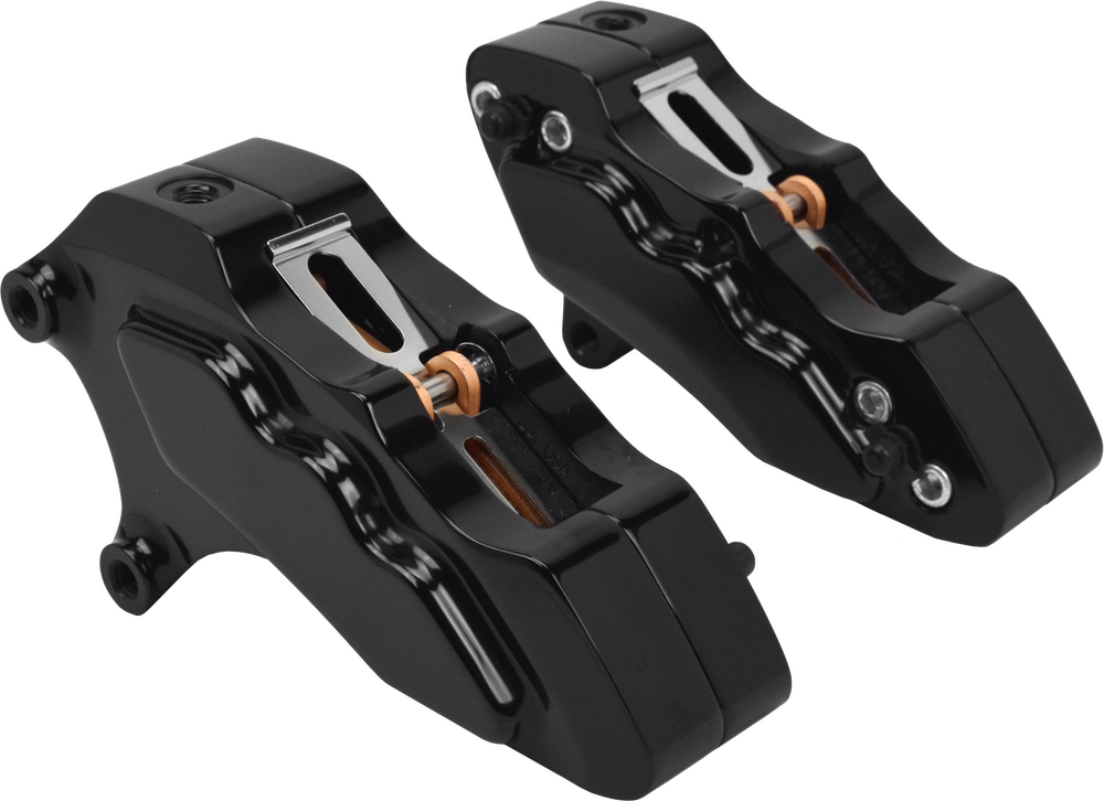 6 PIST FRONT DUAL CALIPER KIT BLACK 00-UP W/ 13" ROTOR