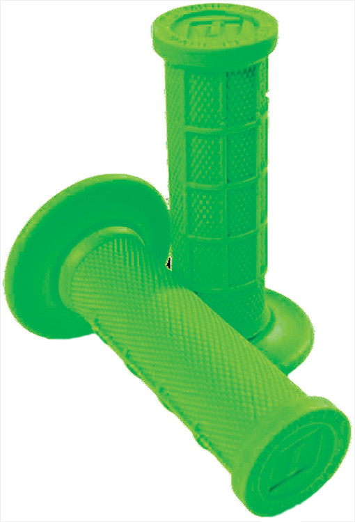 ODI MINI MX HALF WAFFLE GRIPS GREEN
