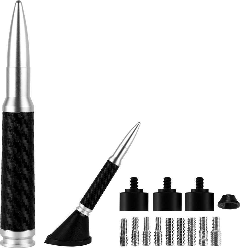 Saddle Tramp 50 Cal Ammotenna Silver W/Carbon Fiber