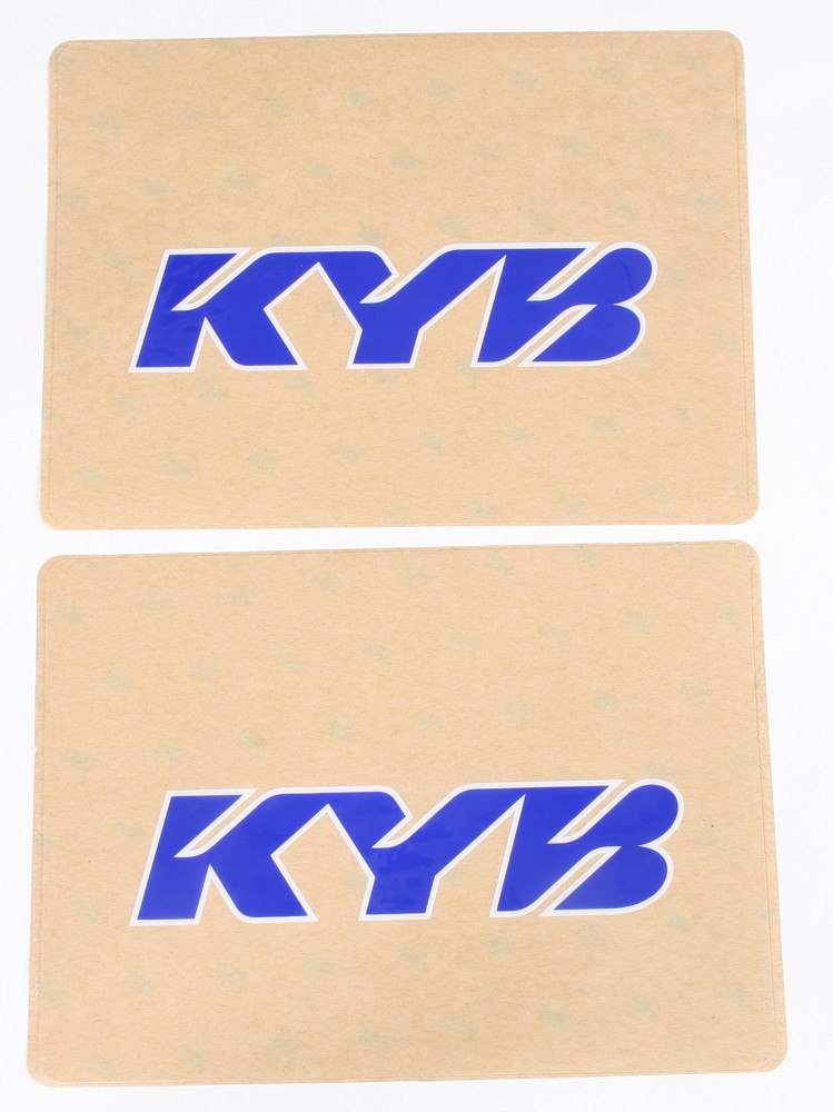 D-COR UPPER FORK DECAL KYB BLUE