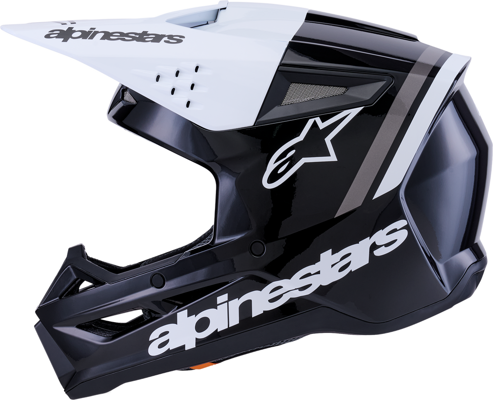 Alpinestars SM3 Radium Helmet — Black/White/Grey